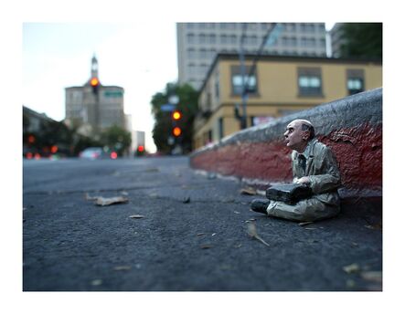Isaac Cordal, ‘Homeless. San Jose. CA EEUU’, 2013