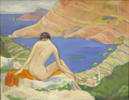 Achsah Barlow Brewster, ‘The Gulf of Salerno’, ca. 1918