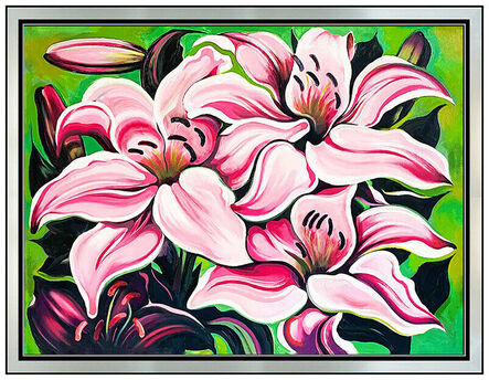 Lowell Nesbitt, ‘Pink Lilies ’, 1989
