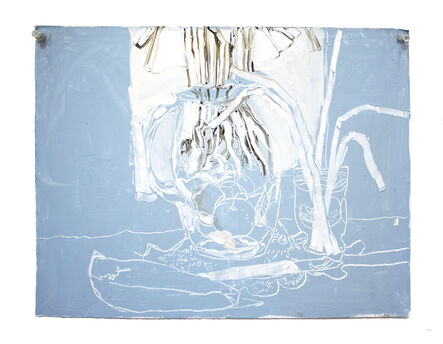 Georganna Greene, ‘Juice Pitcher with Straws, Knife and Doilies / Painting from Drawing’, 2023