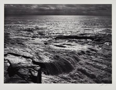 Ansel Adams, ‘The Atlantic, clearing storm, Acadia National Park, Maine’, 1949 printed in c.1975