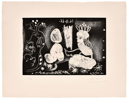 Pablo Picasso, ‘Au Théâtre: Scène dans le style des Mille et une Nuits’, 1966