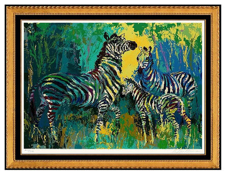 LeRoy Neiman, ‘Zebra Family’, 1978