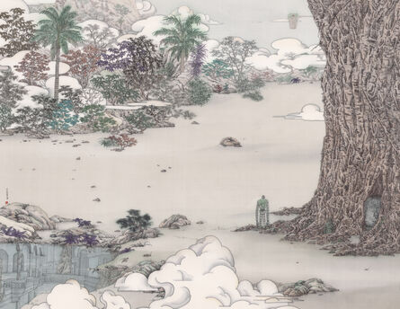Frank Tang 鄧啟耀, ‘Floating Island (Laputa: Castle in the Sky)’, 2022