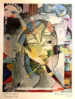 Matthew Morris, ‘Cut Picasso—-“Jacqueline”’, 2023