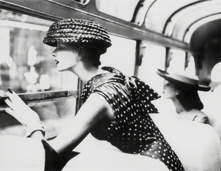 Lillian Bassman, ‘More Fashion Mileage Per Dress, Barbara Vaughn, dress by Filcol, New York’, 1956