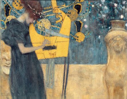 Gustav Klimt, ‘Music (study)’, 1895