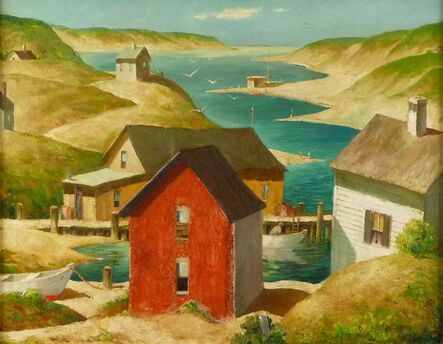 Henry Gasser, ‘Red Fishing Shack’, ca. 1950