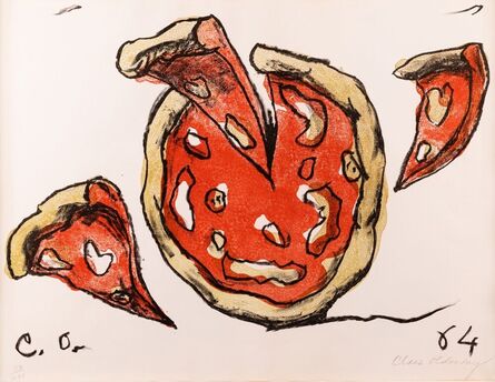 Claes Oldenburg, ‘Flying Pizza from New York Ten’, 1964