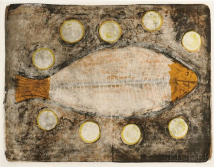 Rufino Tamayo, ‘Medio Pescado’, 1969