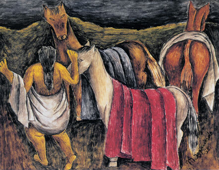 María Izquierdo, ‘Los caballos’, 1938