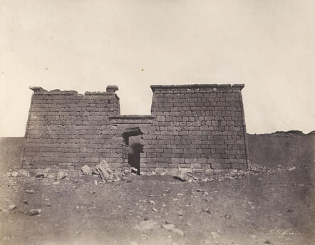 John Buckley Greene, ‘Ouadi Esseboua, vue du Temple, No. 2’, 1854