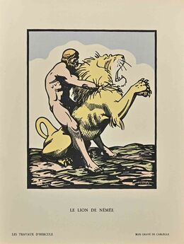 Charles Émile Egli (a.k.a. "Carlègle"), ‘Le Lion De Némée’, 1877
