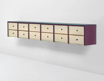 Gio Ponti, ‘Wall-mounted chest of drawers’, 1957