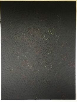 Jennifer Guidi, ‘Black Magic (Black Sand SF #6E Mandala, Pattern Ground)’, 2016