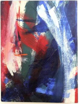 Seymour Franks, ‘Abstract Expressionist Painting 'The Crimson Flare' 1961’, 1960-1969