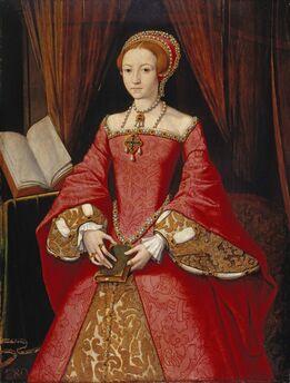 Guillaume Scrots, ‘Elizabeth I when a Princess ’, ca. 1546