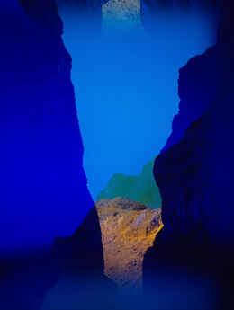 Amelia Konow, ‘Todgha Gorge Aura, Morocco (Blue) November 4 2018, 10:30am’, 2023