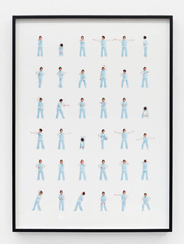 Laura Nova, ‘Activ/ist (Exercise Chart)’, 2017