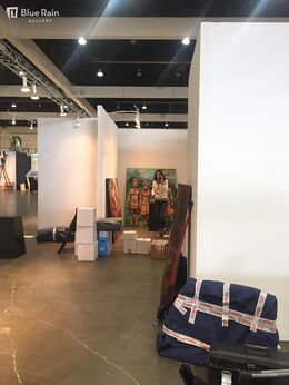 Blue Rain Gallery at LA Art Show 2019, installation view