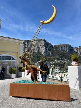 Altalena by Giacinto Bosco - Beautiful installation in Capri, installation view