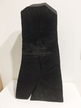 David Nash, ‘Two Radial Charred Block’, 2019