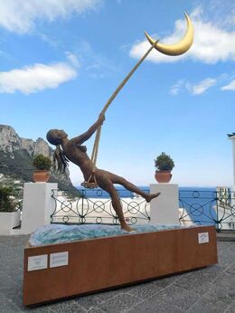 Altalena by Giacinto Bosco - Beautiful installation in Capri, installation view