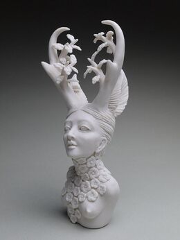 Crystal Morey, ‘Lush Anthesis: California Pronghorn with Oak’, 2018