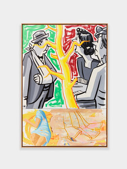 David Salle, ‘Tree of Life, Bridge Game’, 2023