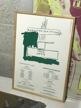 Jean-Michel Basquiat, ‘''Food For The Soup Kitchens'', 1983, Fashion Moda, Exhibition Poster.’, 1983