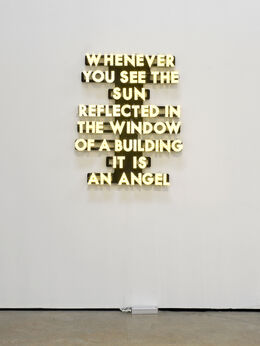 Robert Montgomery: The Future is an Invisible Playground, installation view
