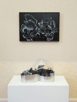 In Black and White, installation view