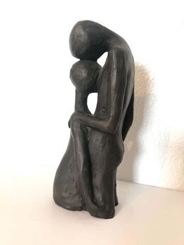 Noemi Schindler, ‘Israeli Bronze Modernist Sculpture Lovers Embracing Kibbutz Social Realist Art’, Mid-20th Century