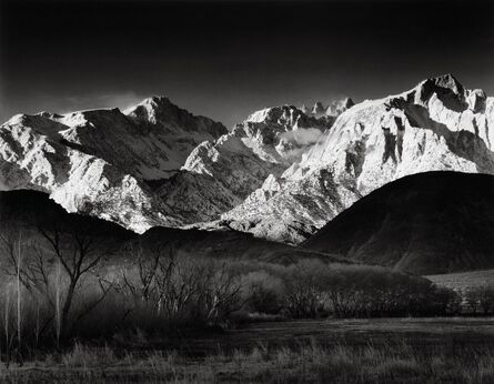 Ansel Adams, ‘Sierra Nevada, Winter, from the Owen Valley, California’, circa 1944
