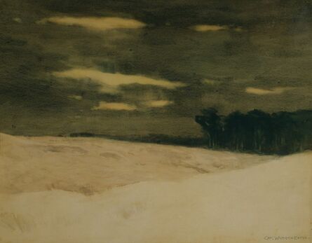 Charles Warren Eaton, ‘Snow Slopes’, ca. 1900