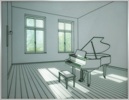 Seontae Hwang, ‘Piano in a room’, 2015