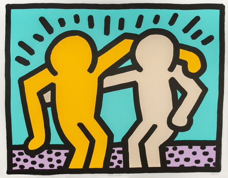 Keith Haring, ‘Best Buddies’, 1990