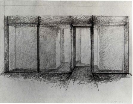 Christo, ‘Store Front (preliminary study of project for Documenta IV, Kassel 1968)’, 1966