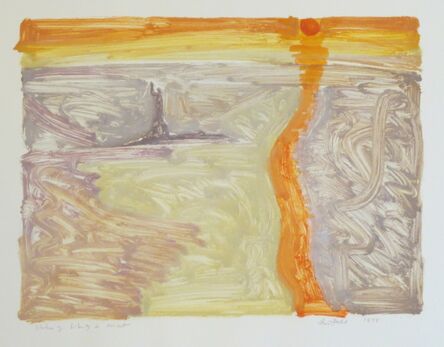 Lois Dodd, ‘Statue of Liberty + Sunset’, 1998