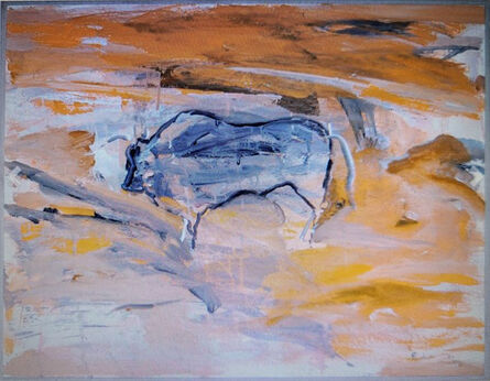 Elaine de Kooning, ‘Cave #17 (Orange Grotto)’, 1984