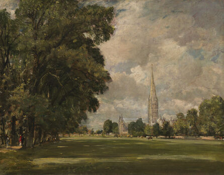 John Constable, ‘Salisbury Cathedral from Lower Marsh Close’, 1820