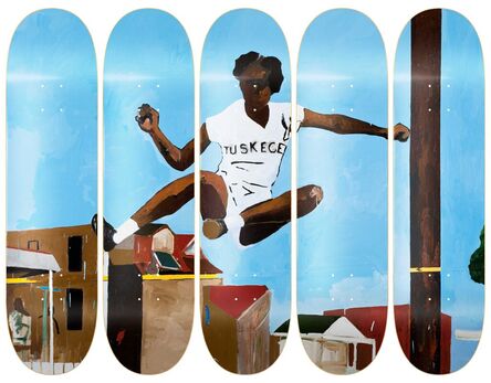 Henry Taylor, ‘Henry Taylor: B Side Pentaptych Edition (See Alice Jump) ’, 2022