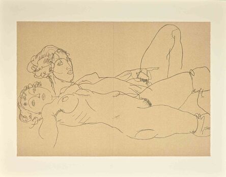 Egon Schiele, ‘Two Reclining Nude Girls’, 2007