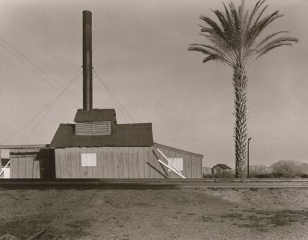 Wright Morris, ‘Powerhouse and Palm Tree, Near Lordsburg, New Mexico’, 1940