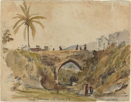 Camille Pissarro, ‘Bridge at Caracas’, 1854