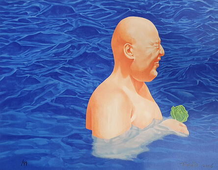 Fang Lijun 方力钧, ‘A Lotus Flower’, 2006