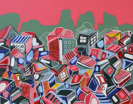 Bashir Qonqar, ‘A Pile of Houses’, 2015