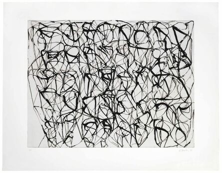 Brice Marden, ‘#4, from Cold Mountain Series, Zen Studies (Early State)’, 1990