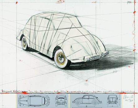 Christo and Jeanne-Claude, ‘Wrapped Volkswagen, Project for 1961 Volkswagen Beetle Saloon’, 2013