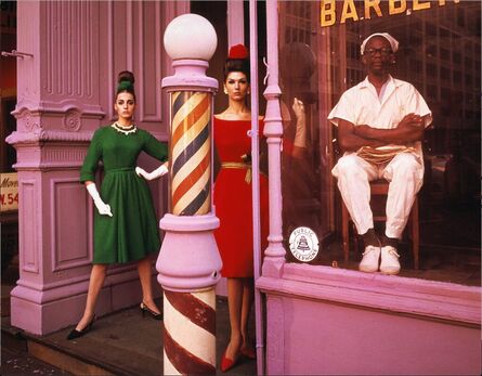 William Klein, ‘Antonia + Simone + Barbershop, New York (Vogue)’, 1962